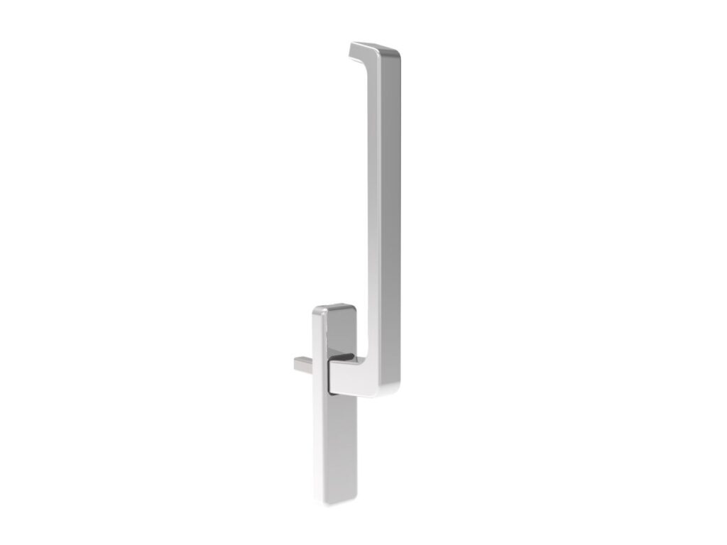 Poignée de porte pour Patio HST en aluminium, en acier inoxydable.