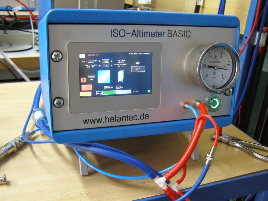 Altimeter pressure compensation system.