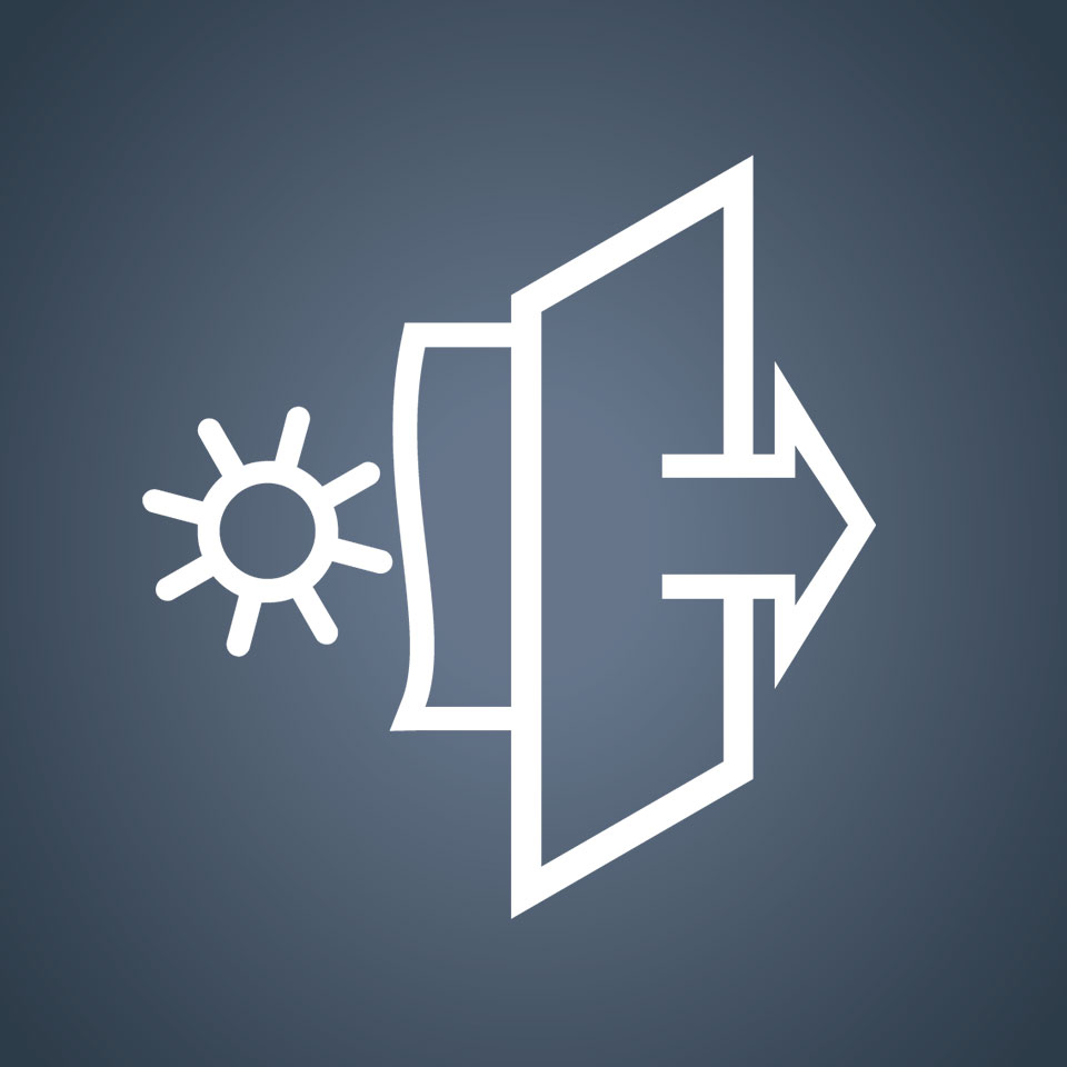 Solar energy transmittance coefficient.