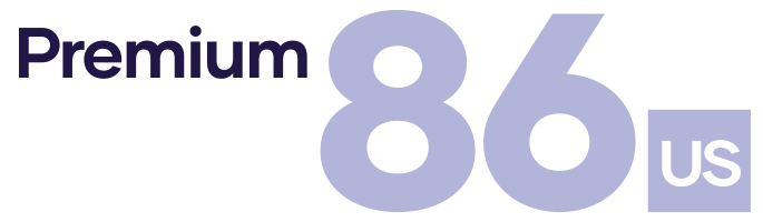 Logo okien Premium 86 US.
