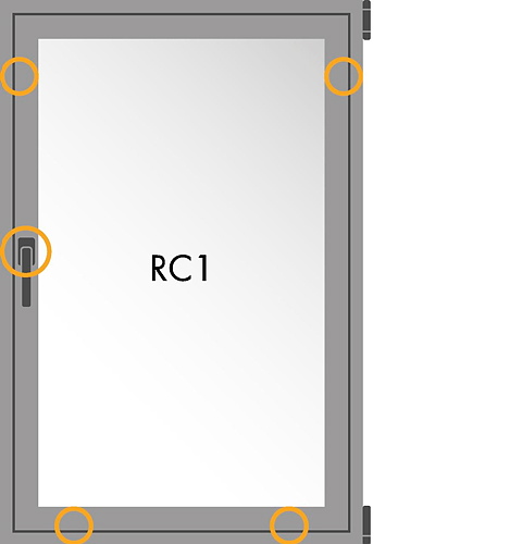 RC1 - disposizione delle catture.