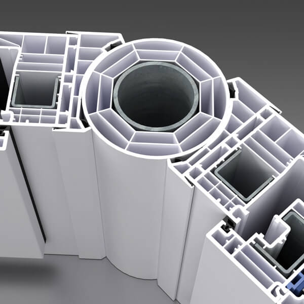 Tube-chamber connector with variable connection angle, with reinforcement.