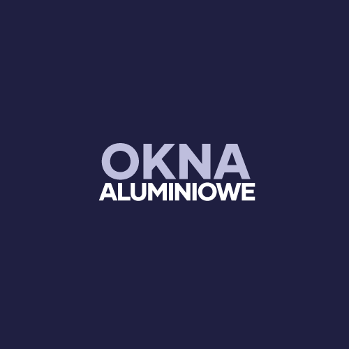 Logo okna aluminiowe.