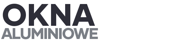 Logo okna aluminiowe.