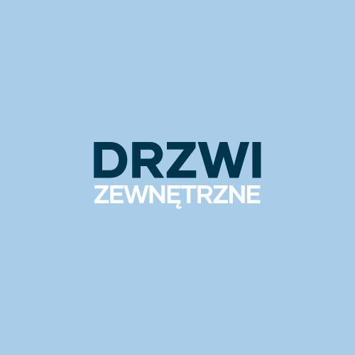 Logo drzwi zewnętrzne.