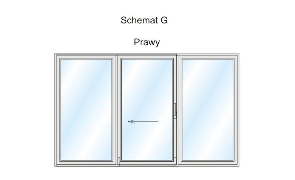 Schemat G - jeden z wariantów wykonania Patio PSK.